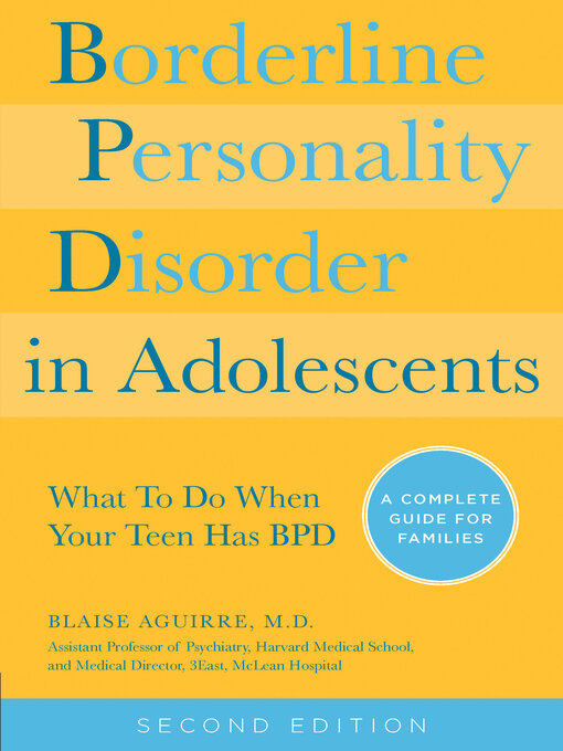 Title details for Borderline Personality Disorder in Adolescents by Blaise Aguirre - Available